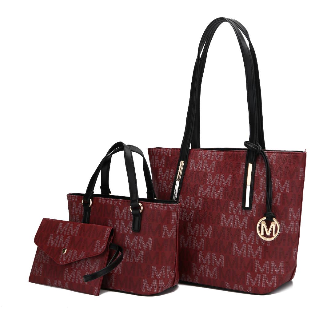 Aylet M Tote with Mini Handbag and Wristlet Womenby Mia K.
