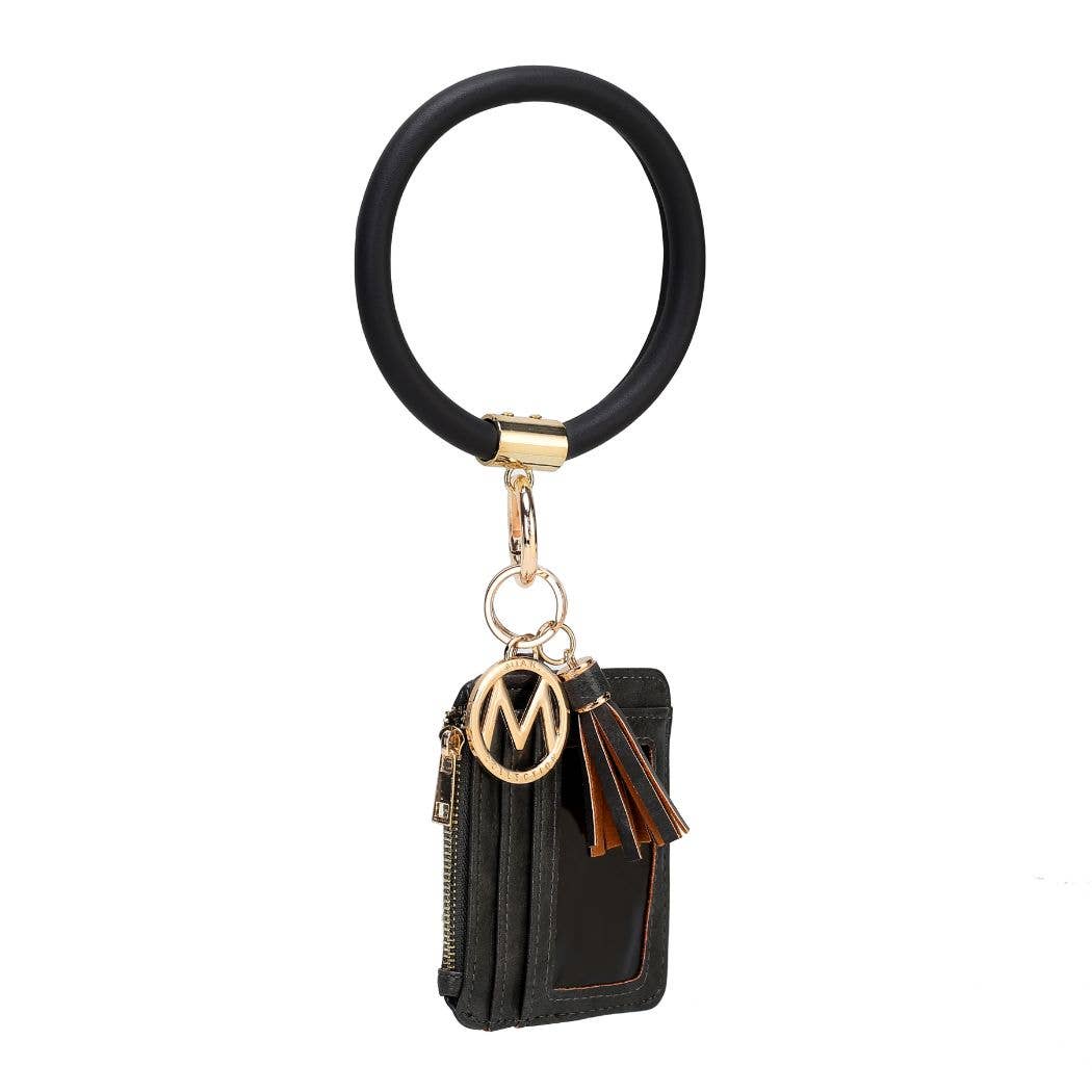 Jordyn Bracelet Keychain with a Credit Card Holder by Mia k