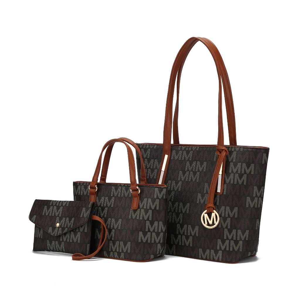 Aylet M Tote with Mini Handbag and Wristlet Womenby Mia K.