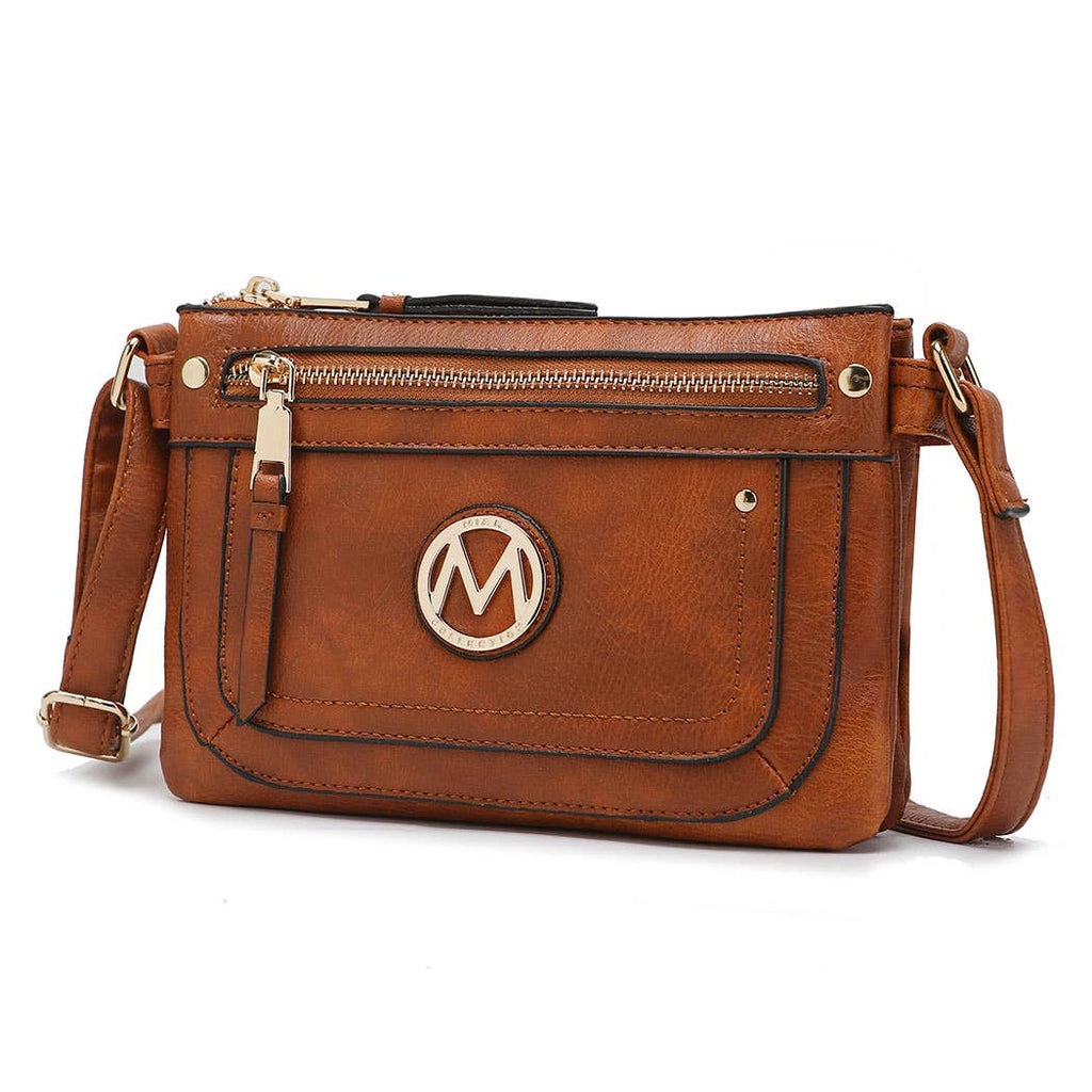 Elaina Crossbody Handbag Vegan Leather Women's by Mia K