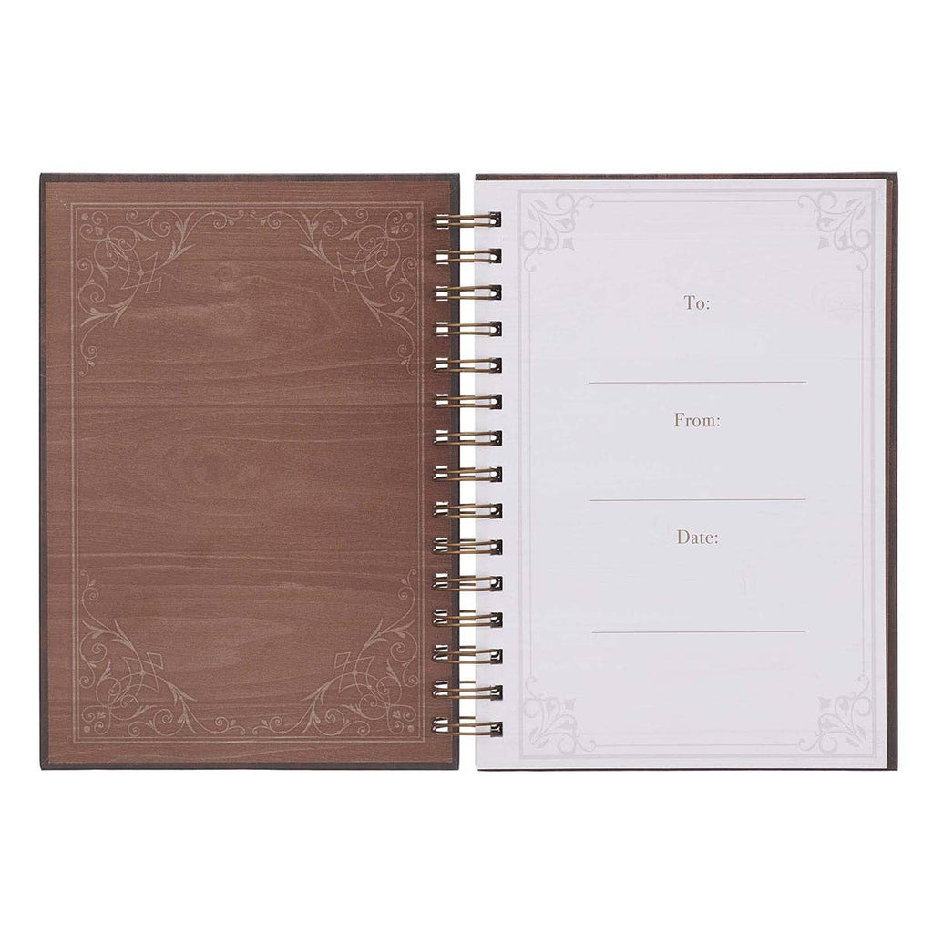 Journal Wirebound Brown Man of God 1 Tim. 6:11