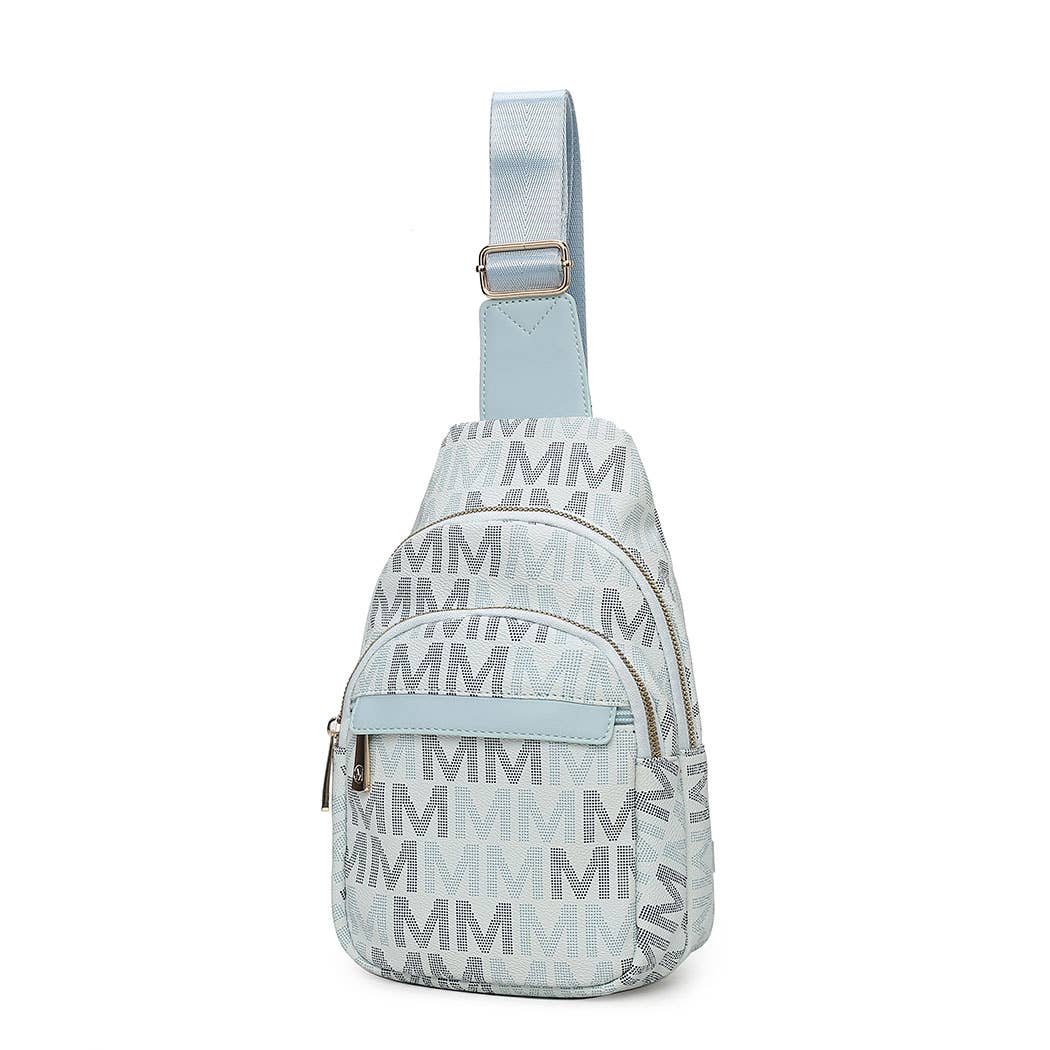 MKF Helaena M logo Printed Women Sling Bag by Mia K