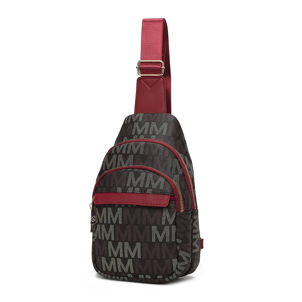 MKF Helaena M logo Printed Women Sling Bag by Mia K