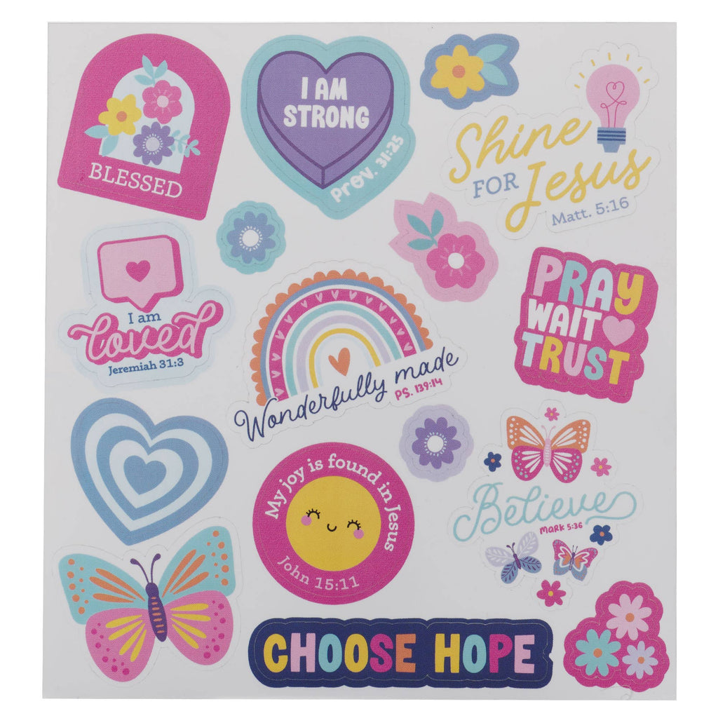 Water Bottle SS Stickers Purple Wonderfully Made Ps. 139:14