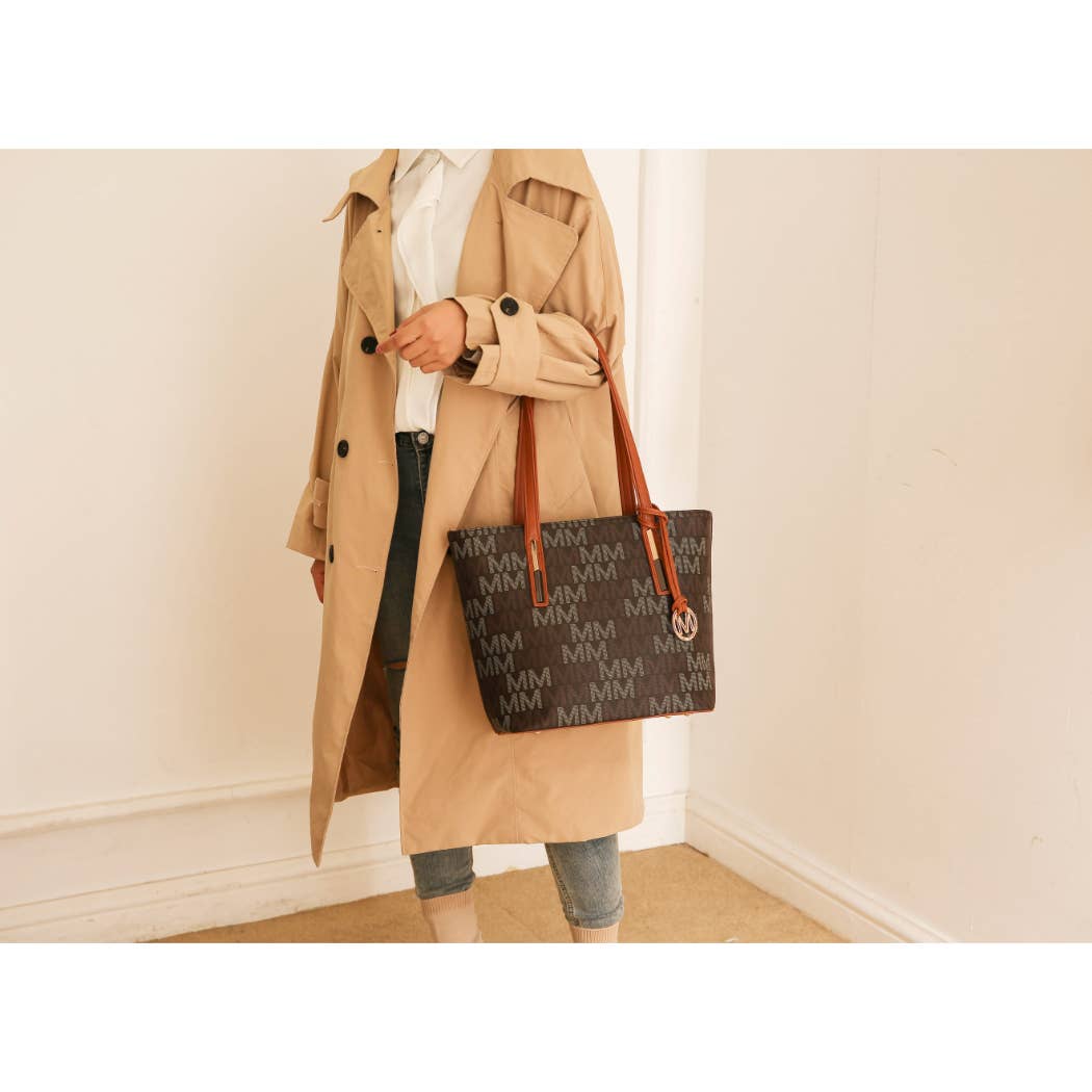 Aylet M Tote with Mini Handbag and Wristlet Womenby Mia K.