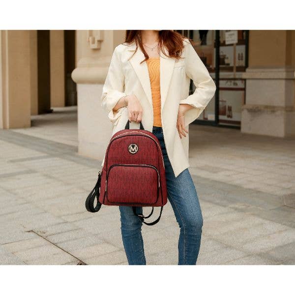 Fanny Signature Backpack Vegan Leather Women by Mia K.