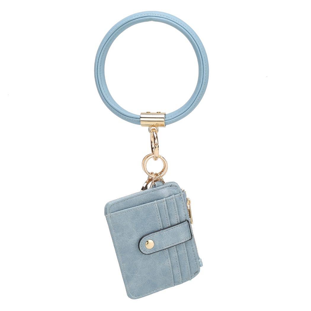 Jordyn Bracelet Keychain with a Credit Card Holder by Mia k