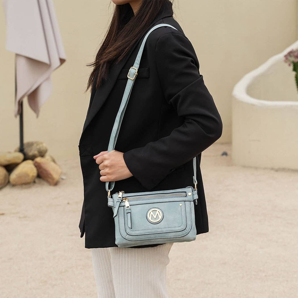 Elaina Crossbody Handbag Vegan Leather Women's by Mia K