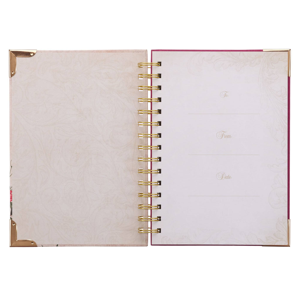 Journal Wirebound Trust in the Lord Floral Prov 3:5