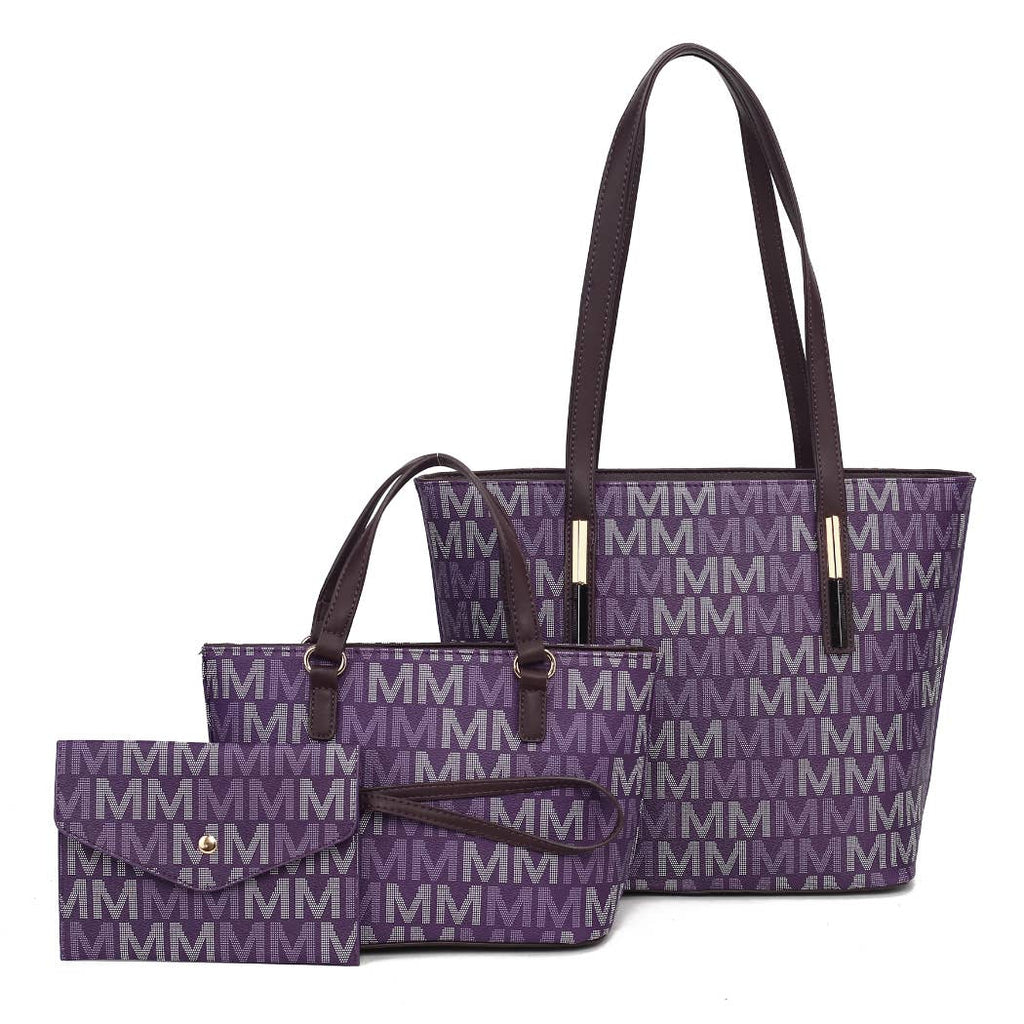 Aylet M Tote with Mini Handbag and Wristlet Womenby Mia K.