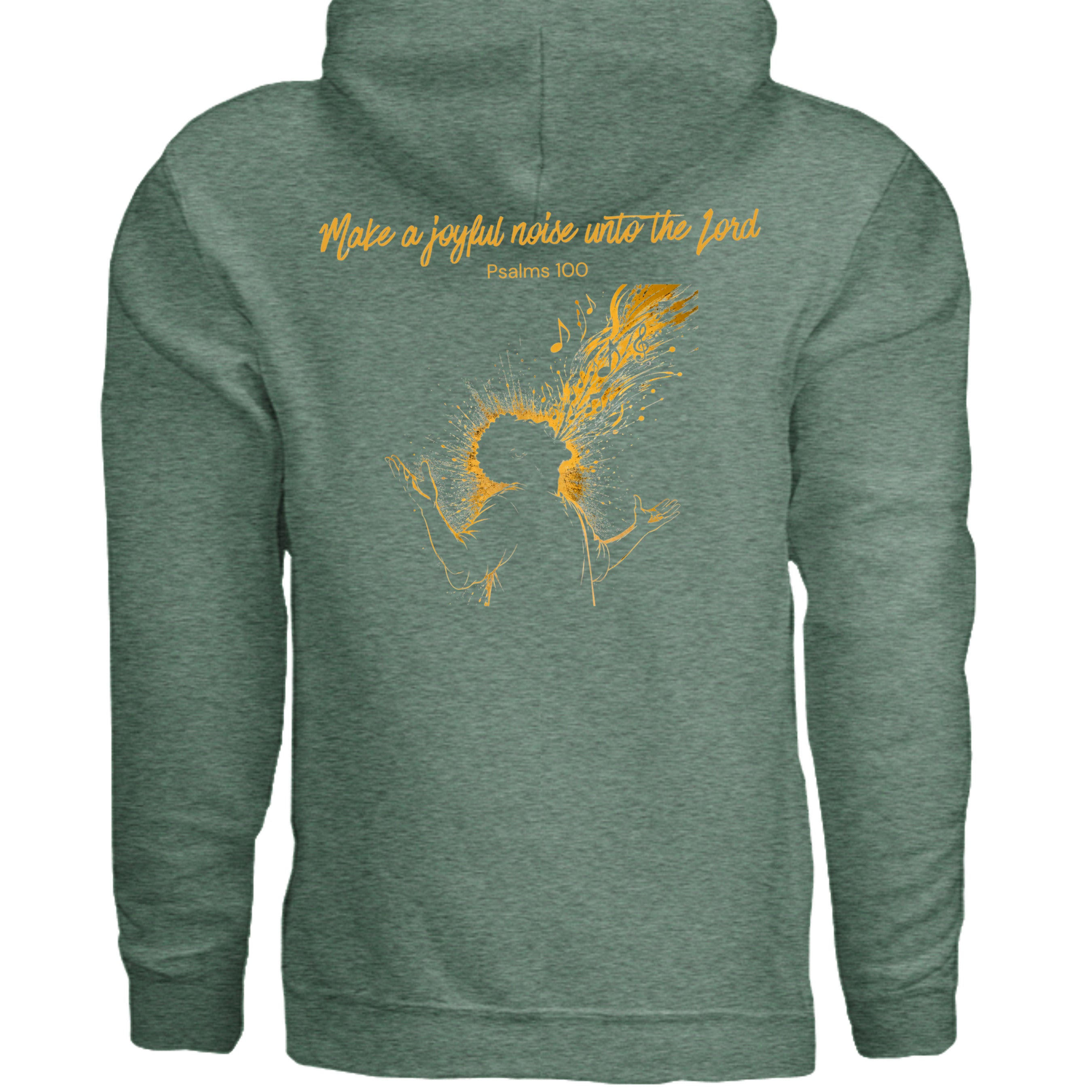 Heather Sport Dark Green - G185 - BACK